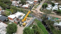 Escobar: Avanza la construcción de un puente peatonal que conectará a Maquinista Savio y Garín