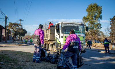 Quilmes: Ejecutan un operativo integral de limpieza en San Francisco Solano