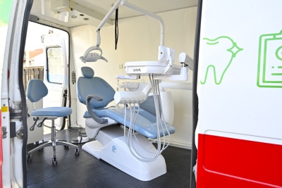 Tigre: Incorporan un nuevo sillón odontológico en el móvil "Muelitas"