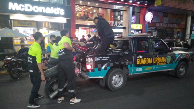 La Plata: Secuestran más de 20 motos en operativos de control vehicular