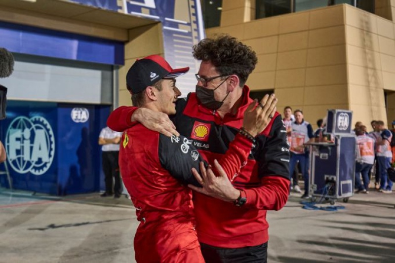 Charles Leclerc le dio el triunfo a Ferrari en el Gran Premio de Bahréin