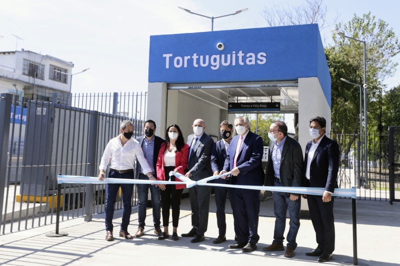 Malvinas Argentinas: Inauguran la estación Tortuguitas del ferrocarril Belgrano Norte