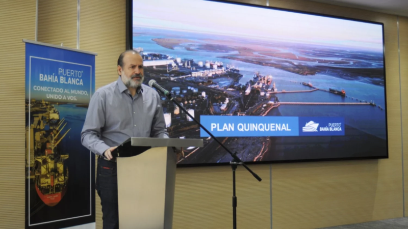 Bahía Blanca: Anuncian el plan quinquenal de obras en el Puerto 2020-2025