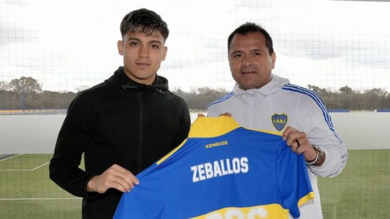 Boca se asegura el futuro: el "Changuito" Zeballos extendió su contrato