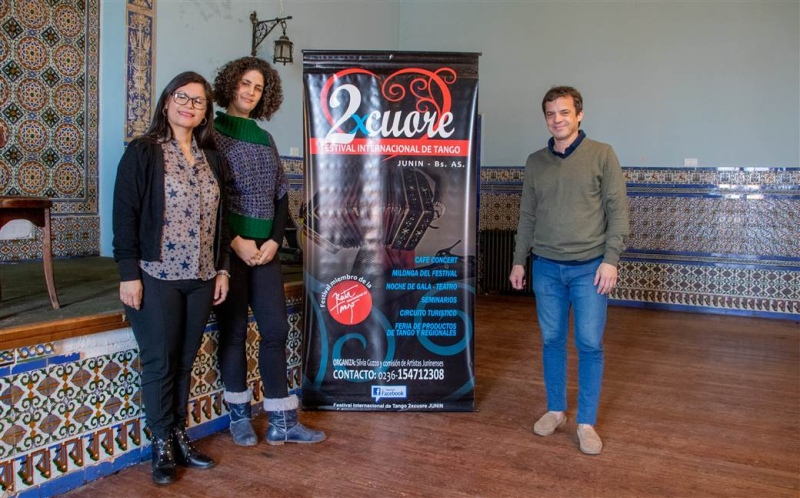 Junín: La ciudad se prepara para ser sede del 5° Festival Internacional de Tango "2xCuore"