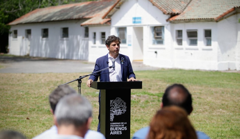 Kicillof inauguró el polo educativo y obras de viviendas para personas externadas del Hospital Alejandro Korn