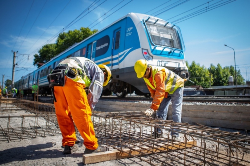 Quilmes: Continúa avanzando la construcción de la nueva estación de trenes