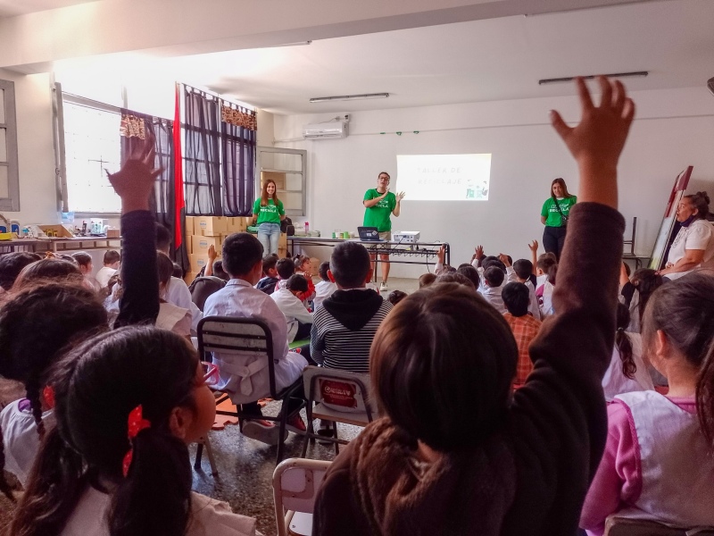 Tigre: La Comuna brinda charlas en escuelas sobre reciclaje y cuidado ambiental