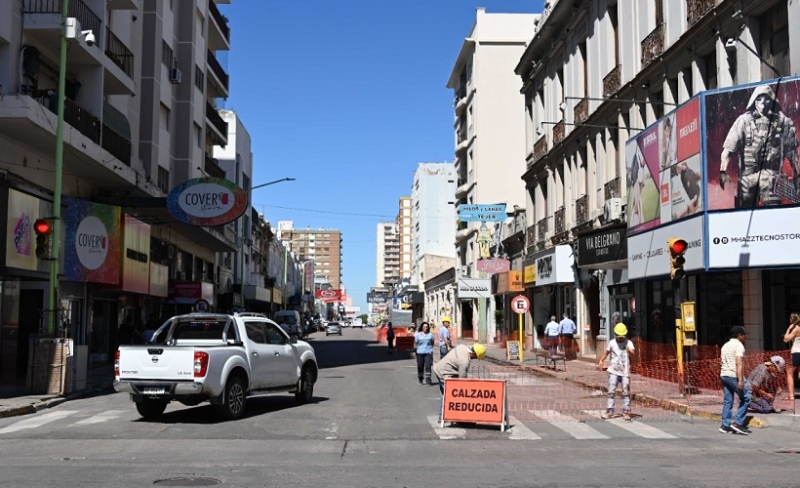 Bahía Blanca: Iniciaron los trabajos de intervención del eje comercial Belgrano/Donado