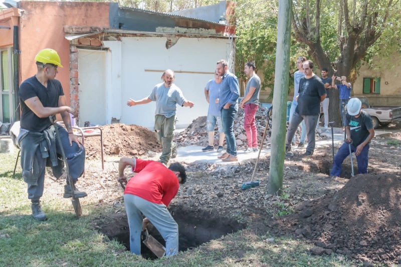 25 de Mayo: Avanza la obra de ampliación  de la Escuela N°6 de Ugarte