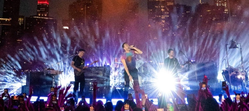 Coldplay participó de los festejos del Día de la Independencia de los Estados Unidos