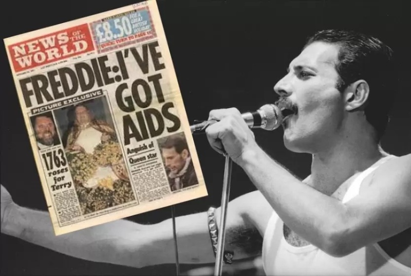 Efemérides: hace 30 años Freddie Mercury anunciaba que tenía VIH