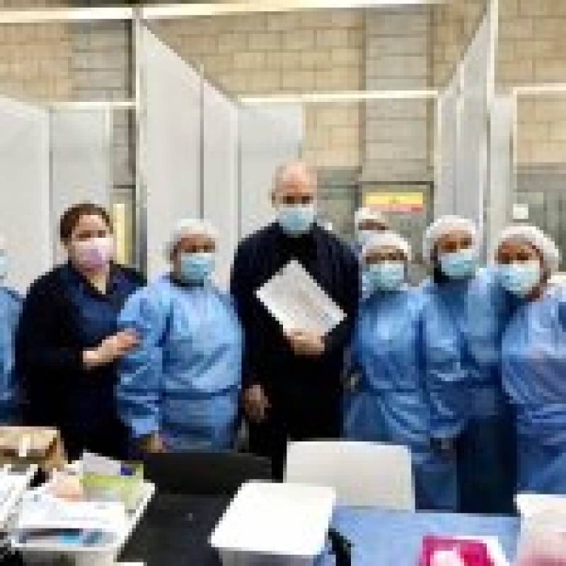 CABA: Larreta visitó el vacunatorio del Centro Cultural Recoleta