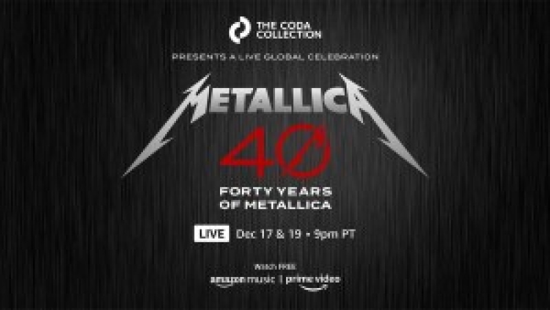Metallica transmitirá por streaming los festejos de sus 40 años