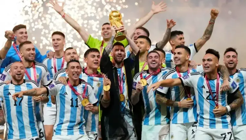 Argentina se subió al primer puesto del ranking FIFA