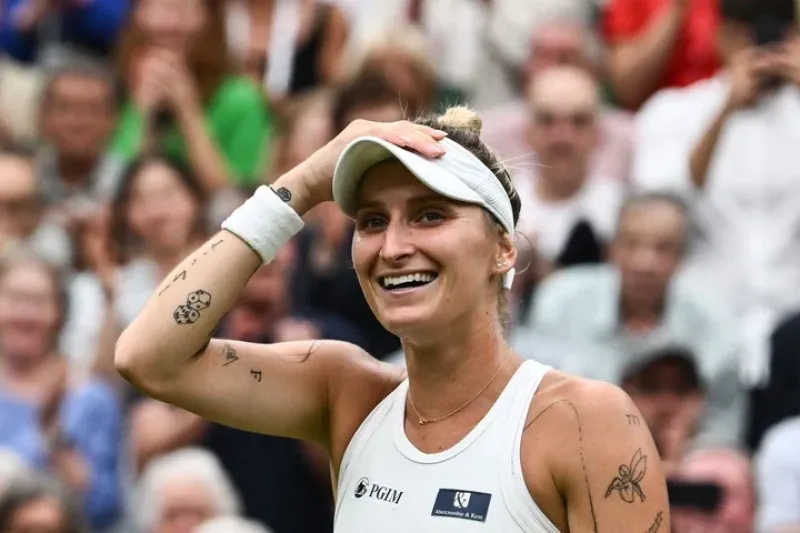 Marketa Vondrousova, la checa de los mil tatuajes dio la sorpresa en Wimbledon, eliminó a Svitolina y jugará la final